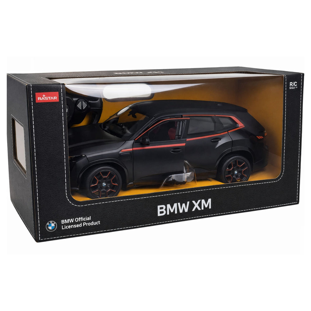 BMW XM Fjernstyrt Bil RC – Svart – Skala 1:14 – Rastar
