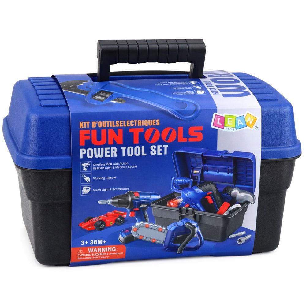 Kids Toolbox with Screwdriver Set – 30 Pieces