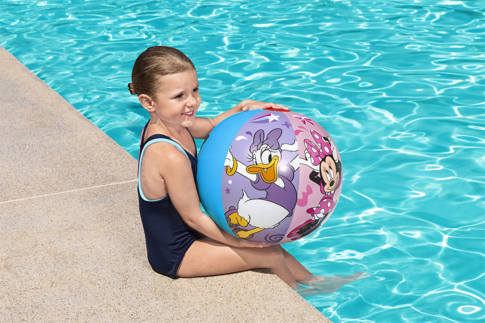 Bestway oppblåsbar strandball med Mikke Mus 51 cm