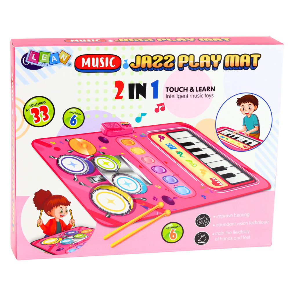 2-in-1 Musical Dance Mat for Kids – Interactive Piano, Drums And Play Mat