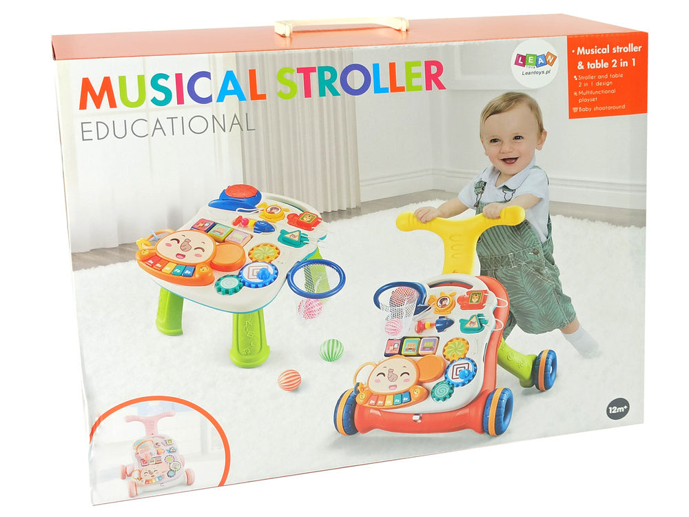 2in1 Interactive Pusher Walker And Table