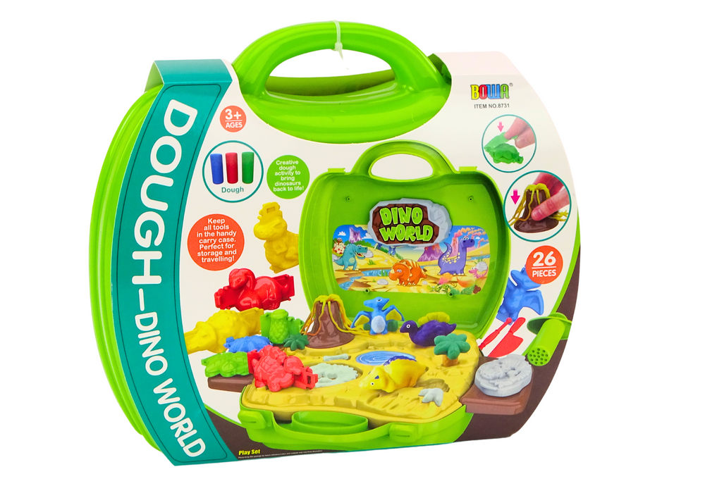 Dinosaur World In A Suitcase - Playdough