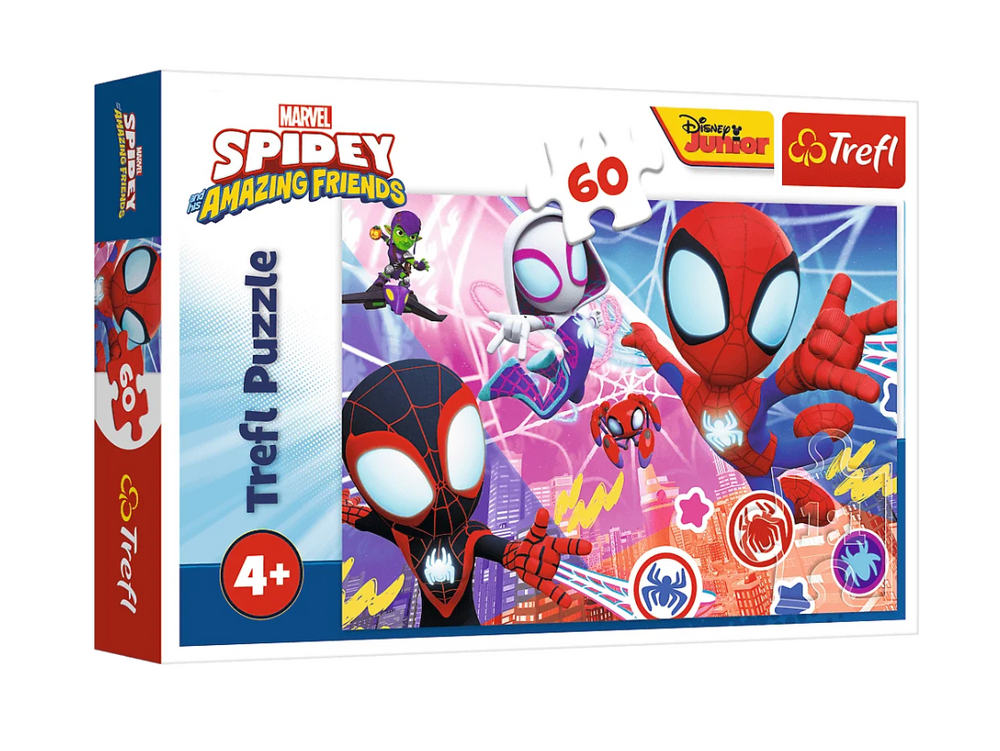 60 Piece Marvel Puzzle - Spidey and Super Friends