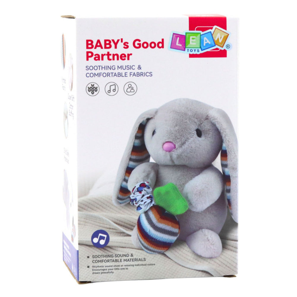 Soft Plush Bunny Musical Toy – Baby Comforter & Music Box