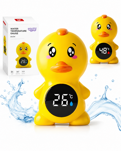 Baby Bath Thermometer – Digital Water & Room Temperature Gauge