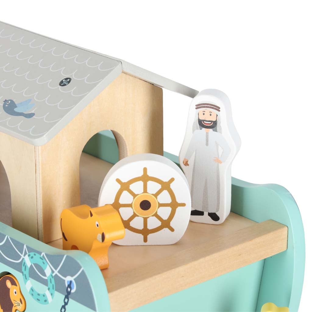 Lulilo Wooden Noahs Ark Ship Formsorterer