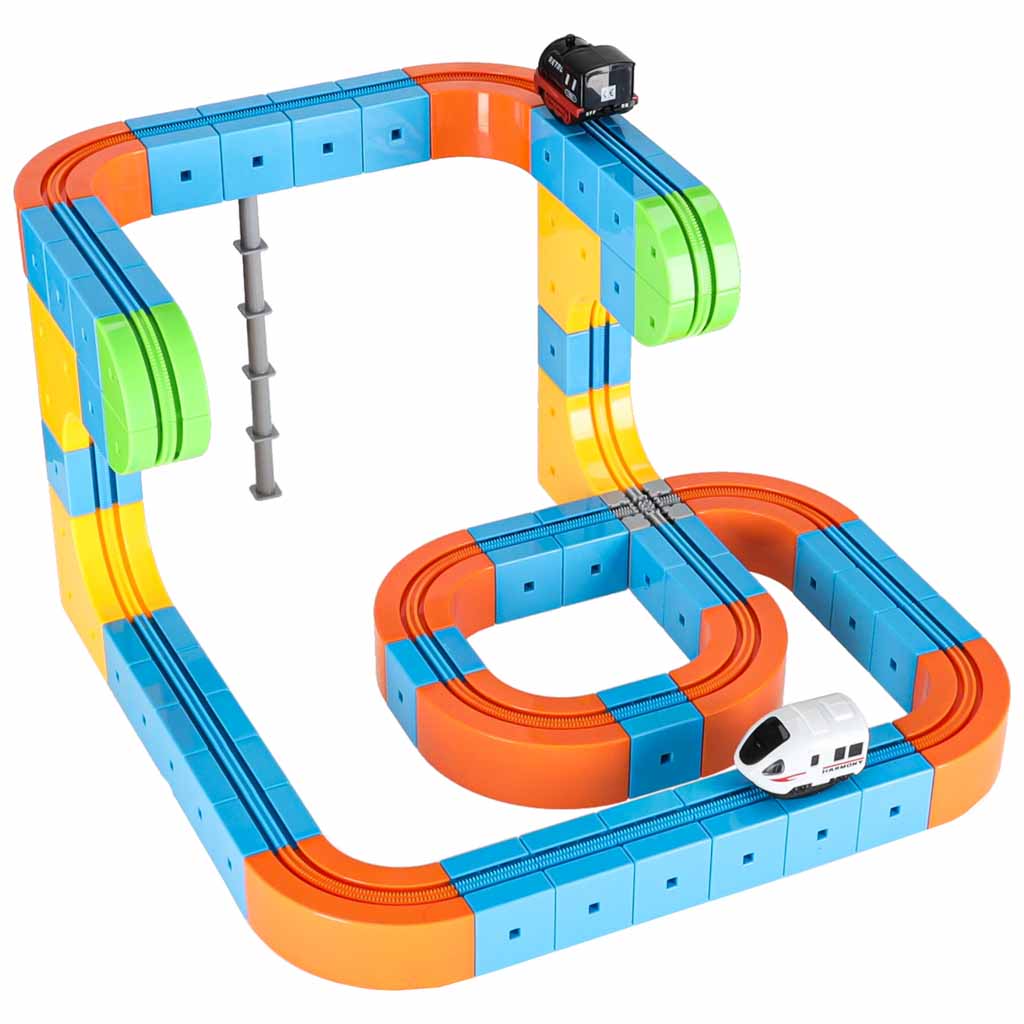 101 Piece Magnetic Race Track Train Set