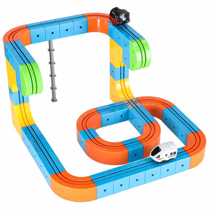 101 Piece Magnetic Race Track Train Set