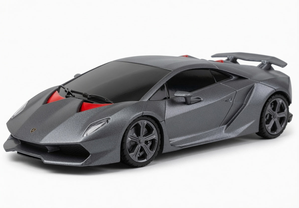 RC sportsbil fjernstyrt Lamborghini Sesto Elemento grå 1:24