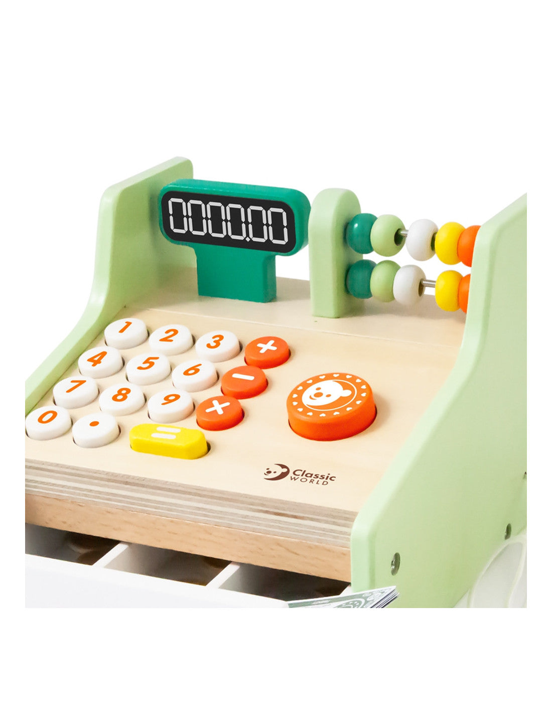 CLASSIC WORLD Wooden Cash Register for Kids