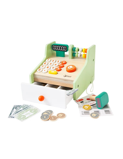 CLASSIC WORLD Wooden Cash Register for Kids