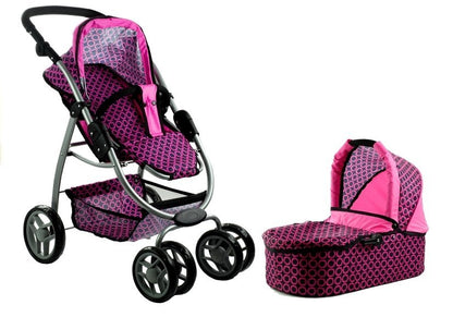 Convertible 2-in-1 Doll Stroller