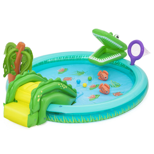 Bestway Inflatable Crocodile Playground 224 x 181 x 72 cm