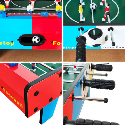 Mini Table Football Game 69 cm – Indoor Soccer Table with 2 Balls