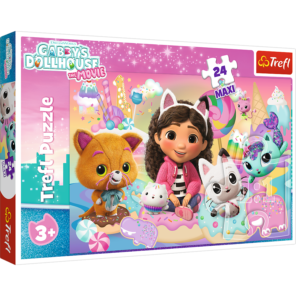 24-Piece Maxi Puzzle – Gabby's Cat World