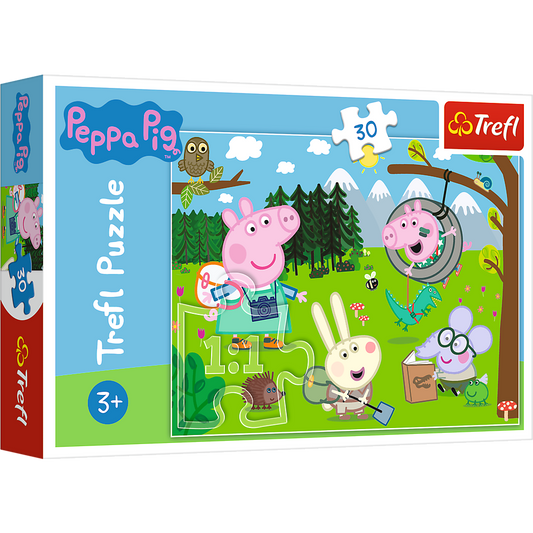 30 brikker Skogekspedisjon-puslespill – Peppa Gris