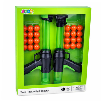 Barnesett med skumgummiskytere – 2 blastere med 24 baller