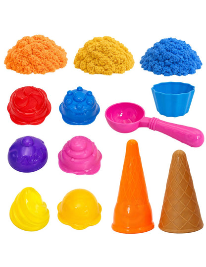 Kinetic Sand Iskrembutikk – 13-dels sett