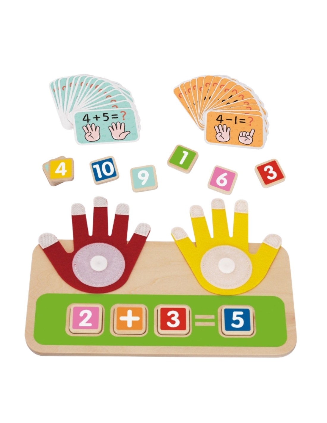 Wooden Educational Math Toy – Counting, Addition & Subtraction