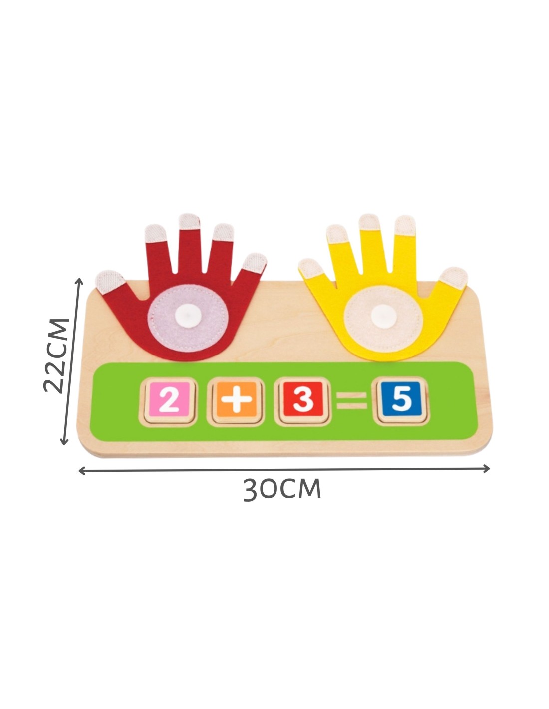 Wooden Educational Math Toy – Counting, Addition & Subtraction