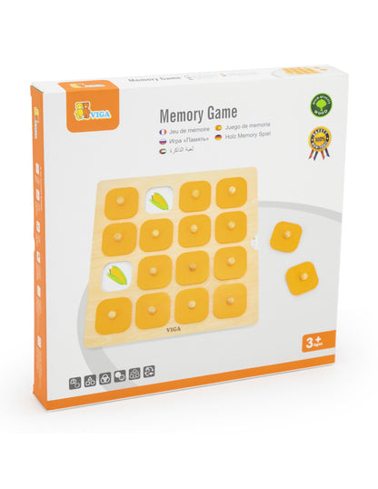 VIGA Montessori minnespill – 10 bildekort for barn