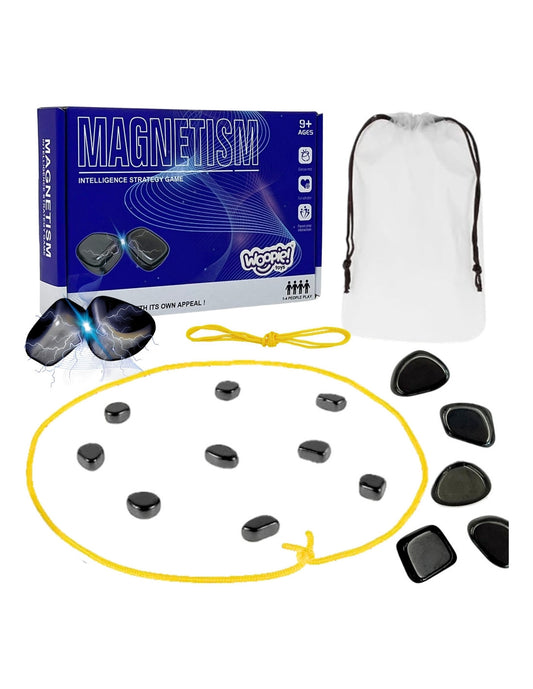 Magnetsteiner Strategispill – 20 Magnetiske Brikker og Tautest