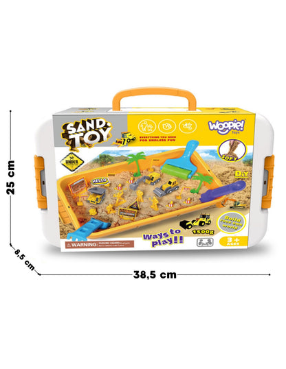 XXL Kinetic Sand Construction Site Play Set – 1.5kg Sand
