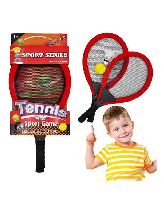Kids Tennis & Badminton Set – Large Rackets with Shuttlecock